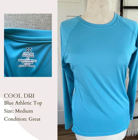 Cool Dri Blue Athletic Top