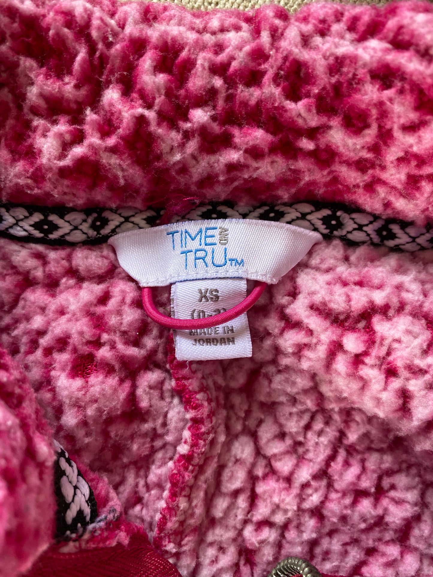 Time & Tru Pink Sherpa