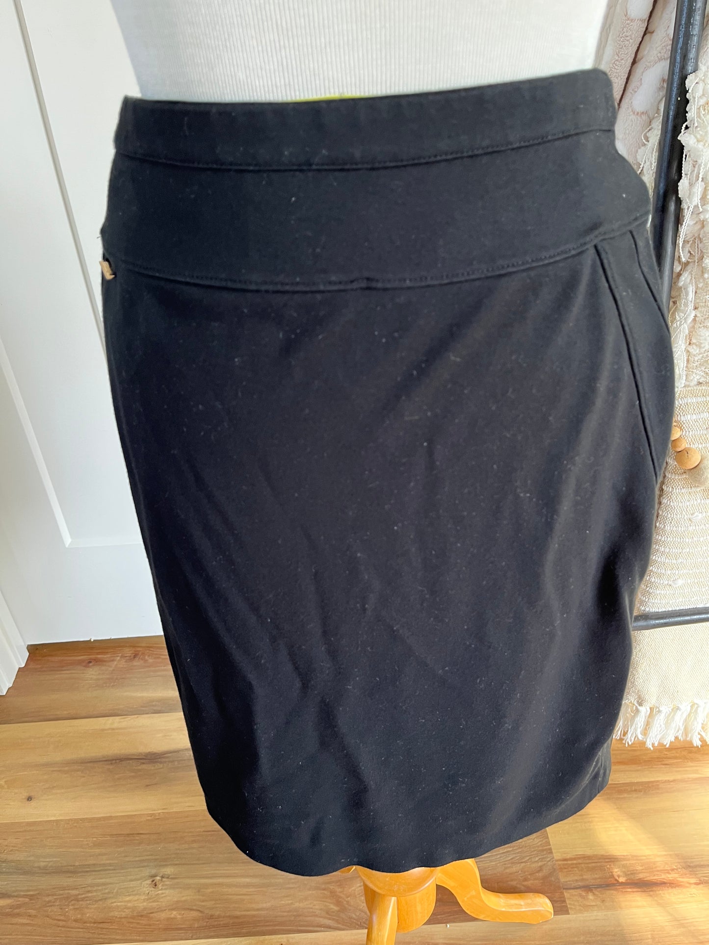 Tahari Black Pencil Skirt