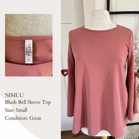 Simlu Blush Bell Sleeve Top