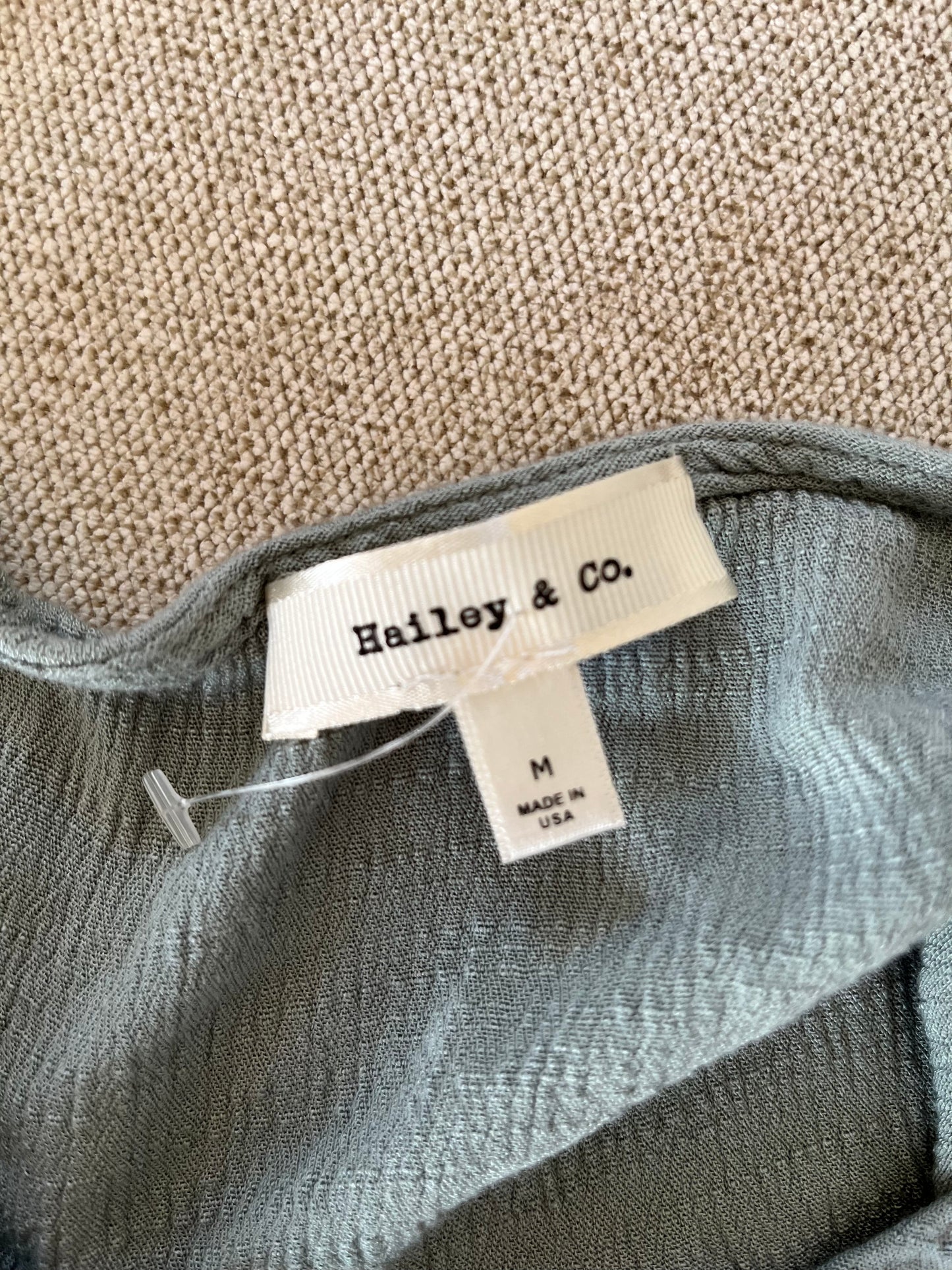 Hailey & Co Sage Green Tee