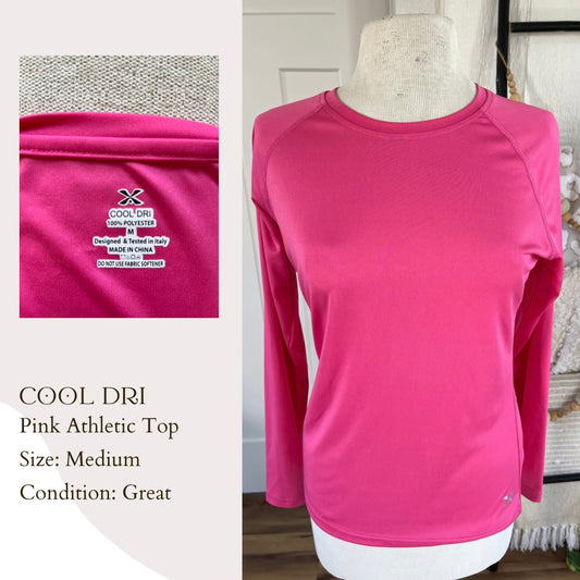 Cool Dri Pink Athletic Top