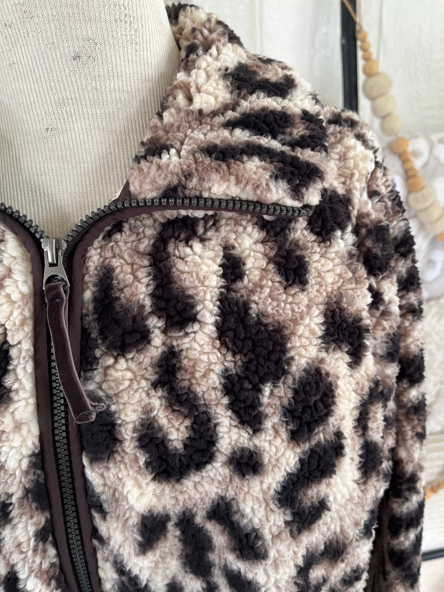 Member’s Mark Leopard Fuzzy Jacket