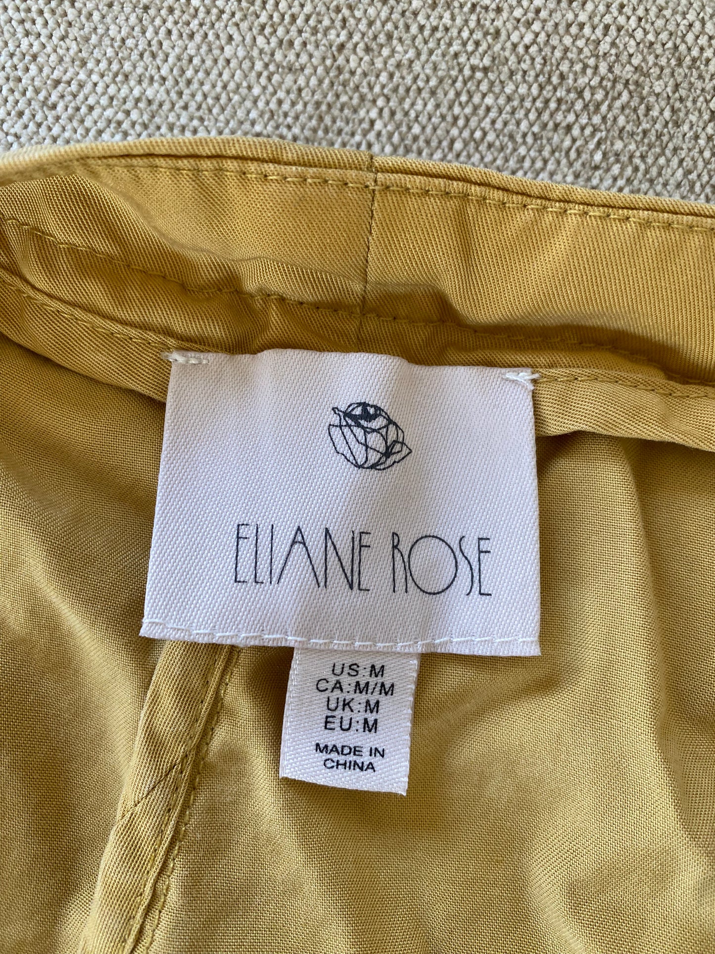 Eliane Rose Mustard Blazer