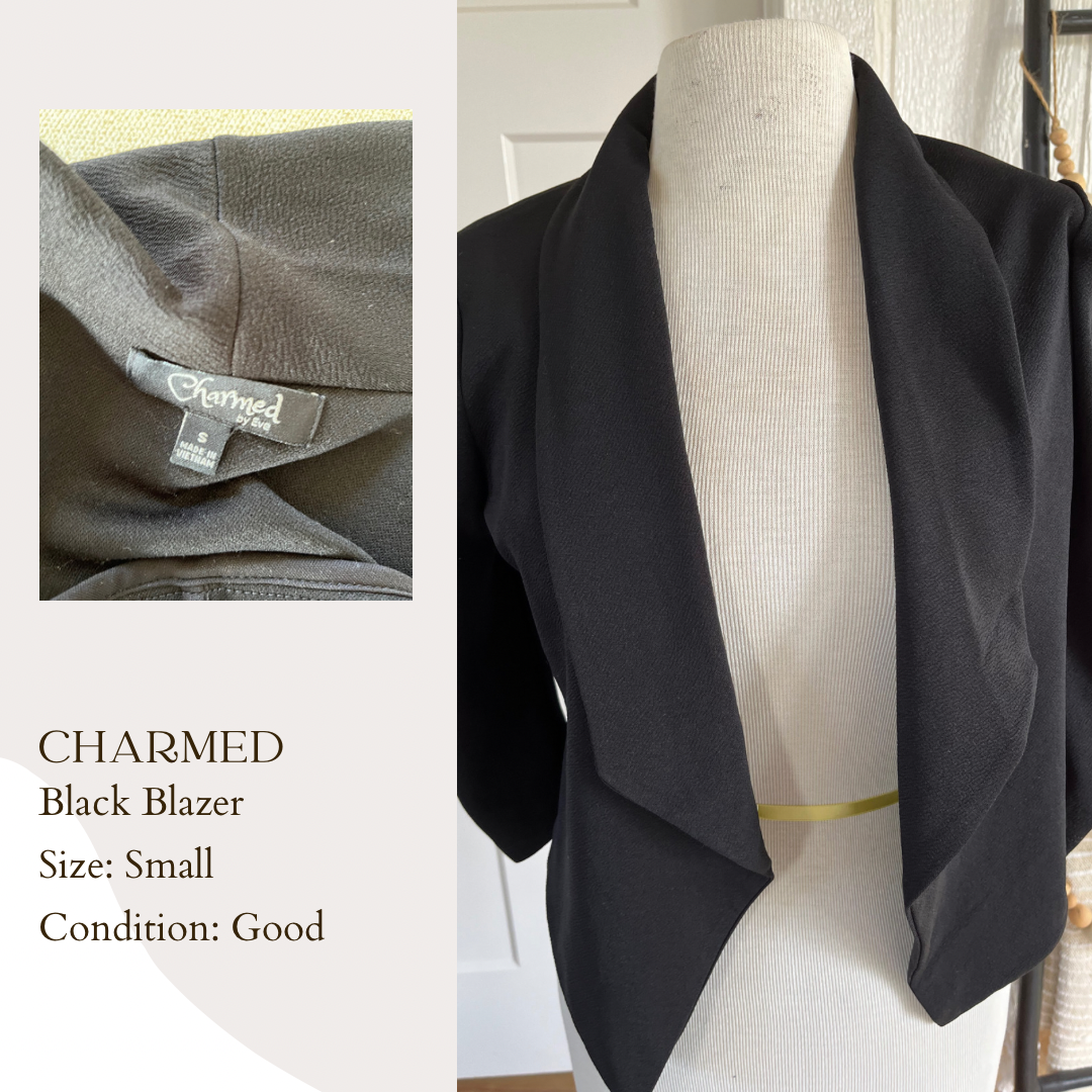 Charmed Black Blazer