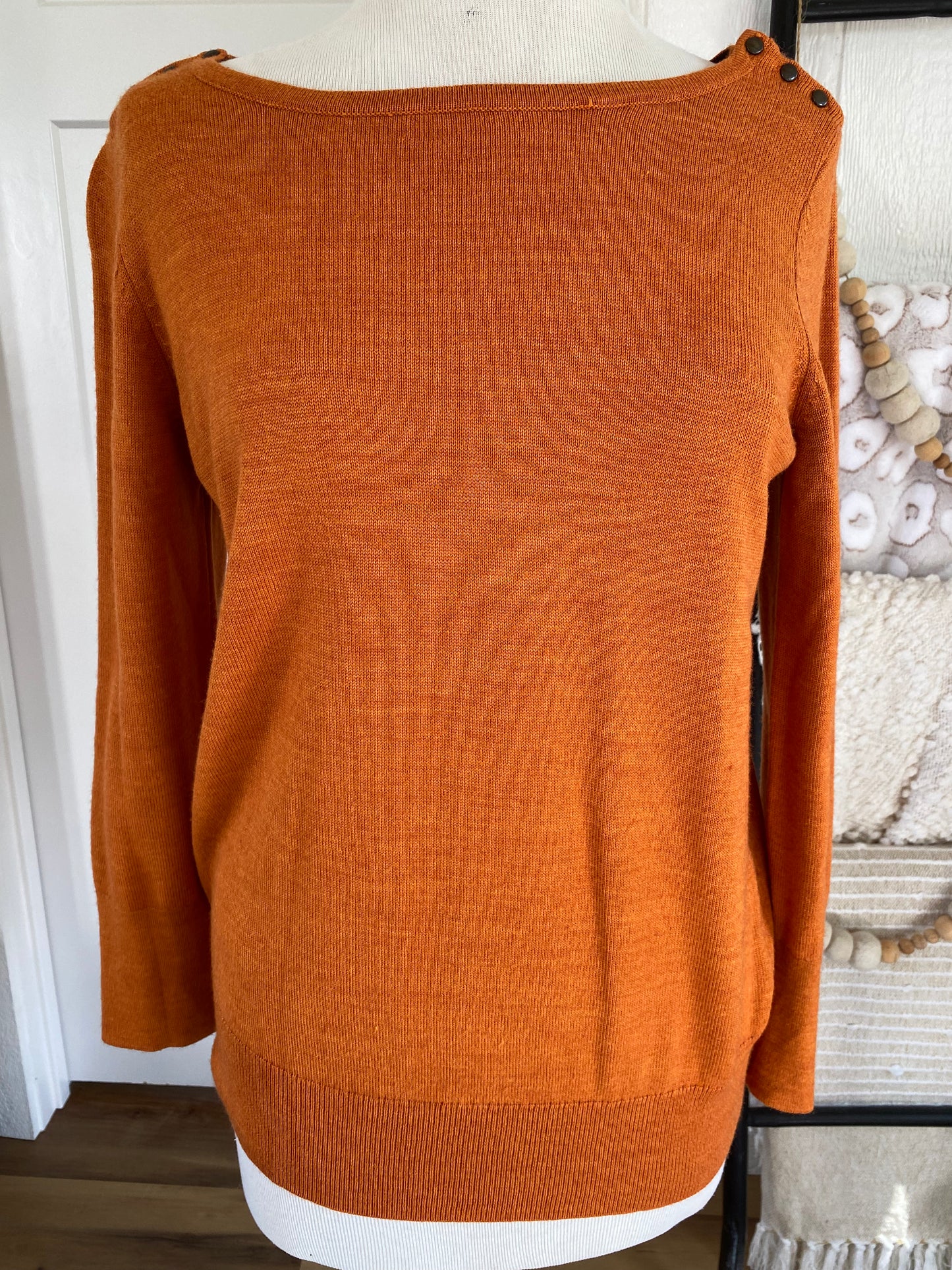 The Limited Burnt Orange Sweater