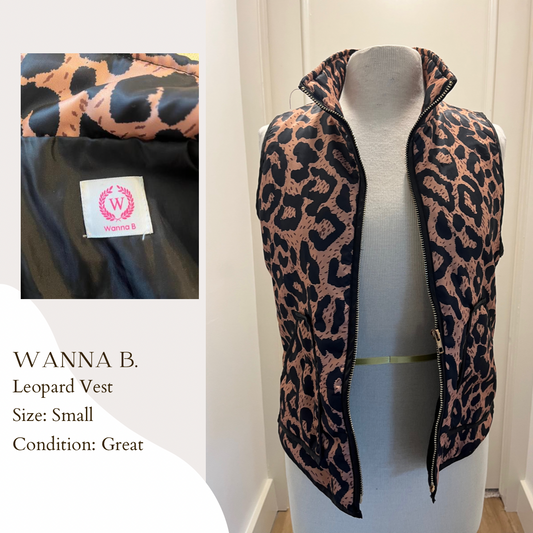 Wanna B. Leopard Vest