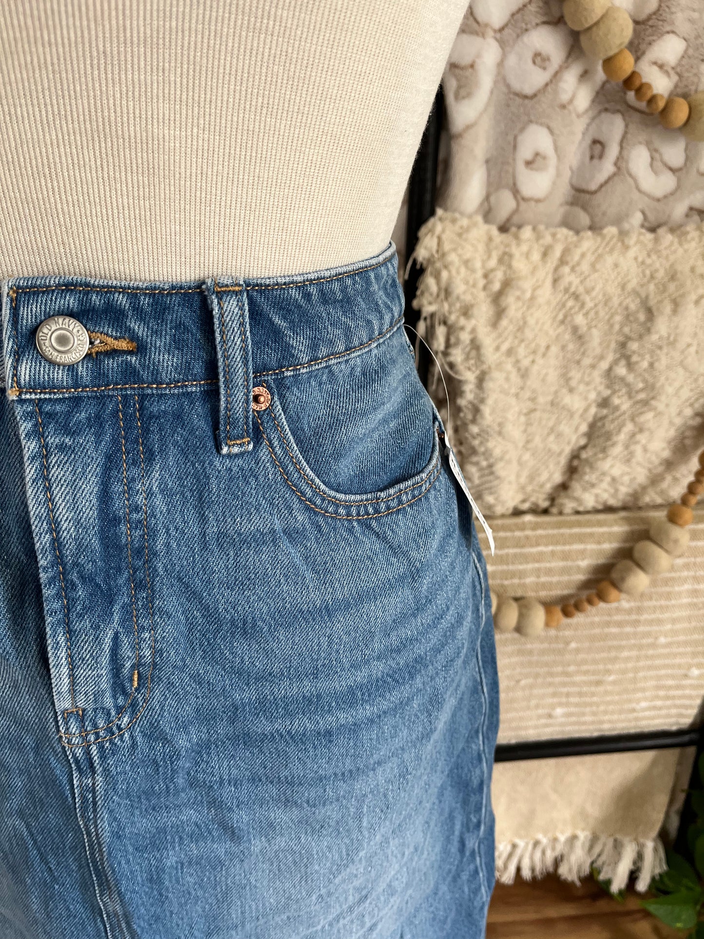 Old Navy Light Denim Skirt