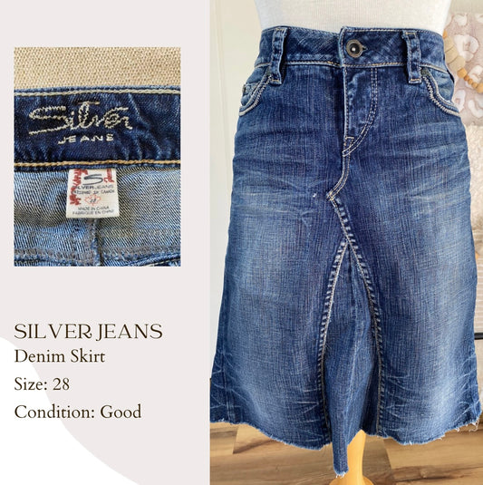 Silver Jeans Denim Skirt