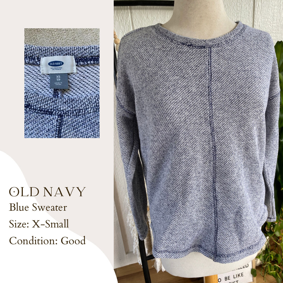 Old Navy Blue Sweater