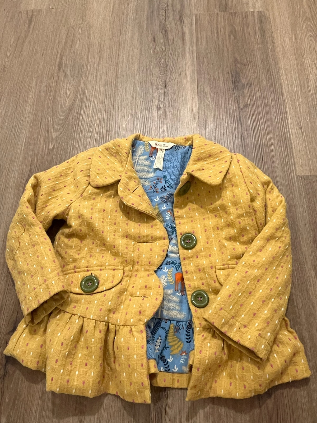 Matilda Jane Mustard Jacket