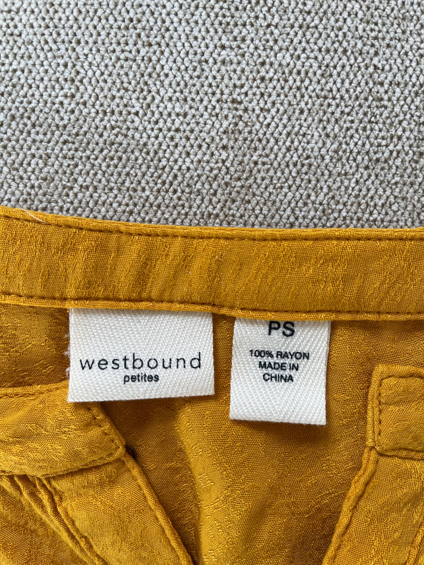 Westbound Mustard Top