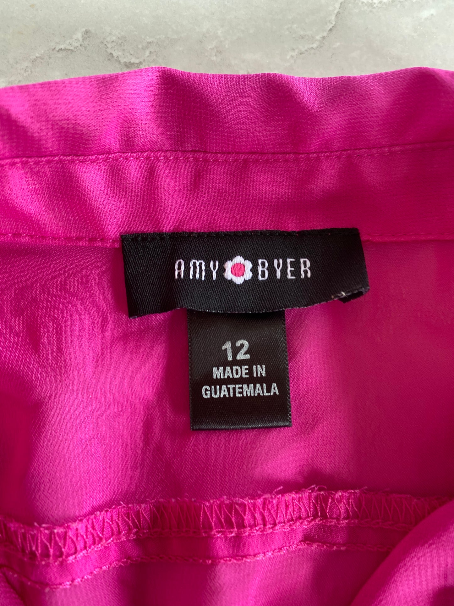 Amy Byer Pink Midi Dress