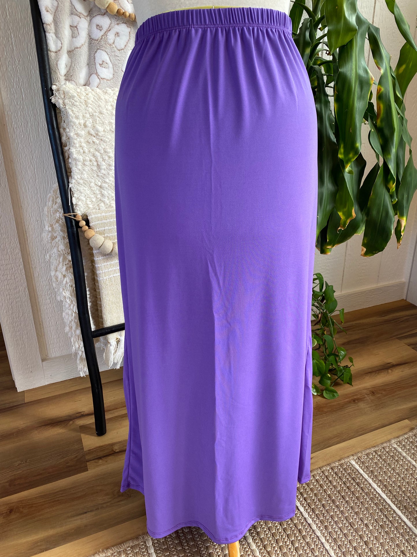 Klassy Girl Lilac Maxi Skirt